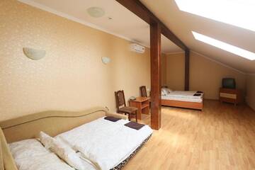 Фото номера Улучшенный двухместный номер с 2 отдельными кроватями Отель Praktik Hotel г. Берегово 2