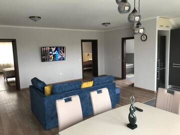 Фото номера Апартаменты с 2 спальнями Апартаменты Green Energy Apartment г. Берегово 25